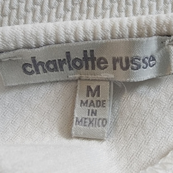 Charlotte Russe White Dress. Size M. - Picture 7 of 7